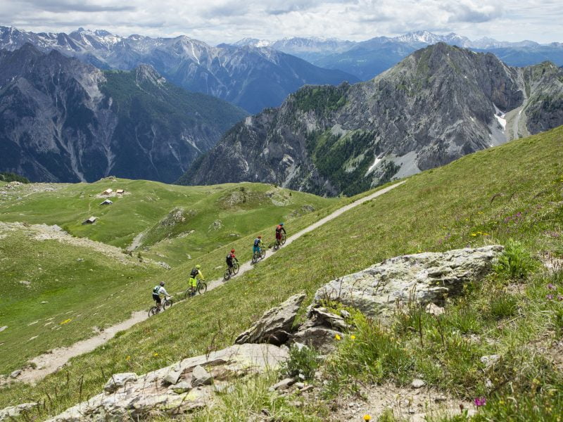 Grande Traversée des Hautes Alpes à VTT - version cols d'altitude
