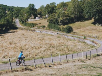 Tour de bourgogne à vélo, à travers les vignobles
